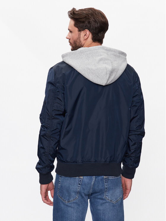Alpha Industries Alpha Industries Bunda bomber MA-1 196108 Tmavomodrá Regular Fit