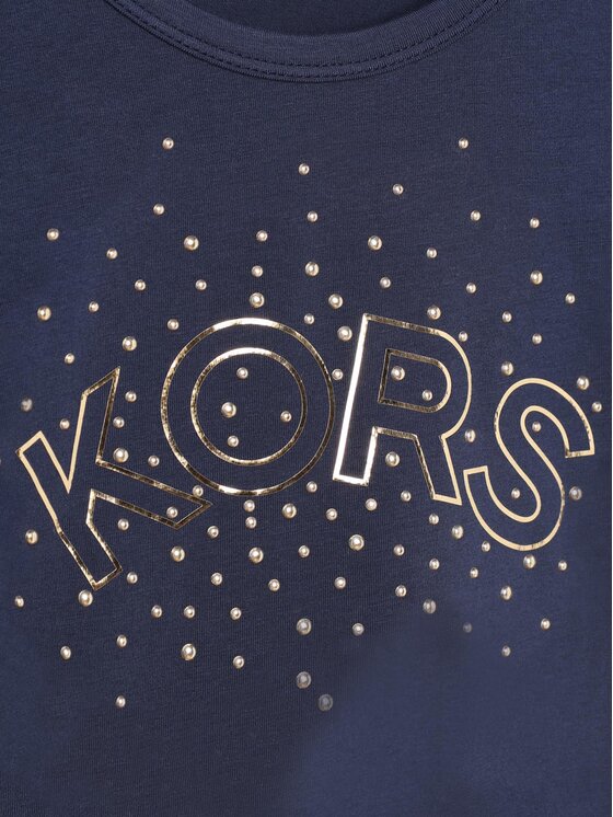 MICHAEL KORS KIDS MICHAEL KORS KIDS T-Shirt R15194 Granatowy Regular Fit