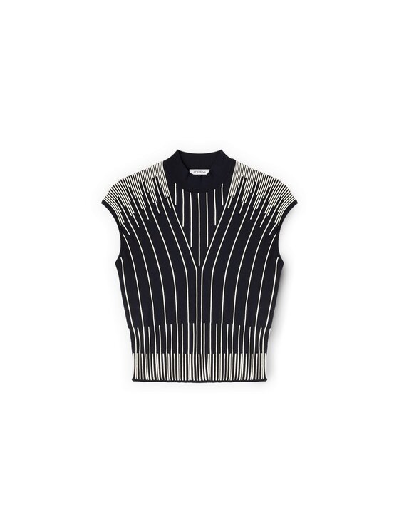 Motivi Motivi Sweter M134W003824N0Z4 Niebieski Regular Fit