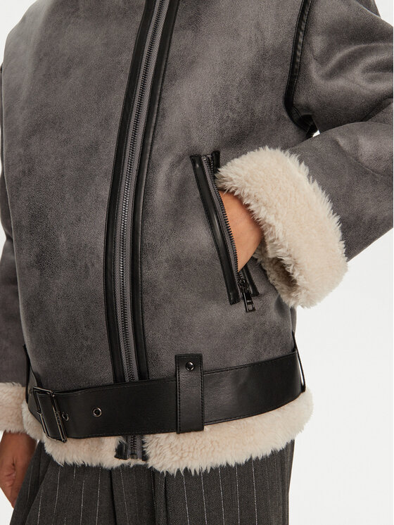 Liu Jo Liu Jo Кожух WF4245 E0935 Сив Regular Fit