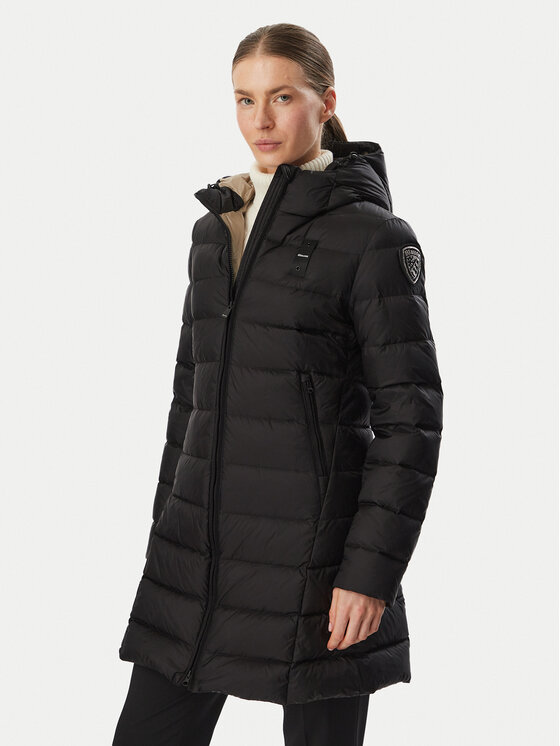Blauer Blauer Daunenjacke Agnes 26WBLDK03039 006047 Schwarz Slim Fit