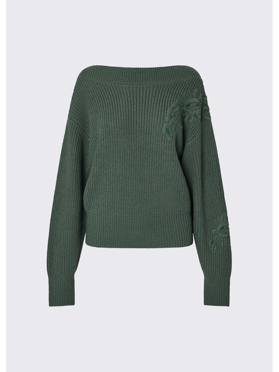 Liu Jo Liu Jo Maglione CF6031MA22S90312 Verde Regular Fit
