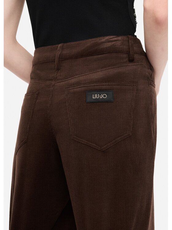 Liu Jo Liu Jo Pantalone da abito MF5274T192A90915 Marrone Regular Fit
