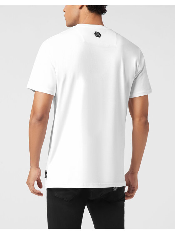 PHILIPP PLEIN PHILIPP PLEIN T-Shirt 26265 Biały Regular Fit