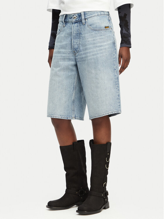 G-Star Raw G-Star Raw Pantaloncini di jeans Clean Edge D28383-E352 Azzurro chiaro Wide Fit