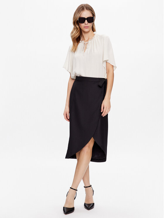 Bruuns Bazaar Bruuns Bazaar Μπλουζάκι Katina BBW3316 Εκρού Regular Fit