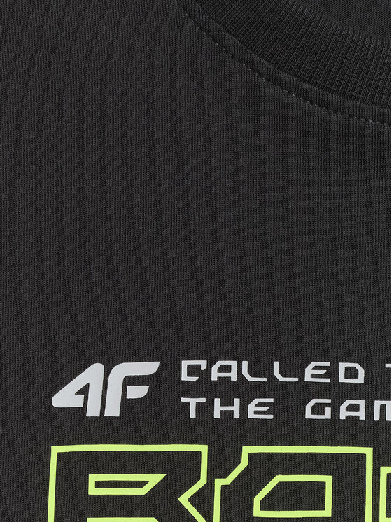 4F 4F T-Shirt THE GYM POWER Czarny Loose Fit
