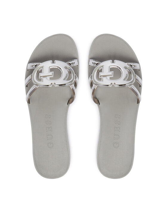 Guess Guess Pantoletten FLJHO2 ELE03 Silberfarben