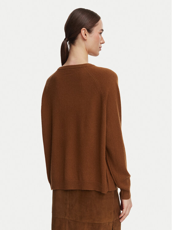 Marella Marella Sweter Olmo1 2623366201 Brązowy Regular Fit