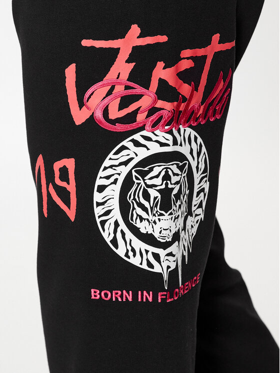 Just Cavalli Just Cavalli Sportinės kelnės 75OAAI01 Juoda Regular Fit