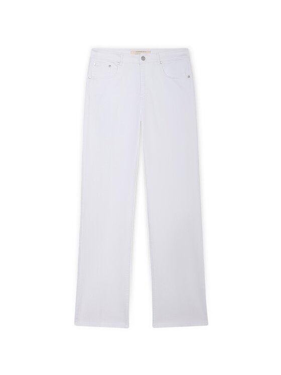 Trussardi Trussardi Spodnie materiałowe P7059000362N001 Biały Regular Fit