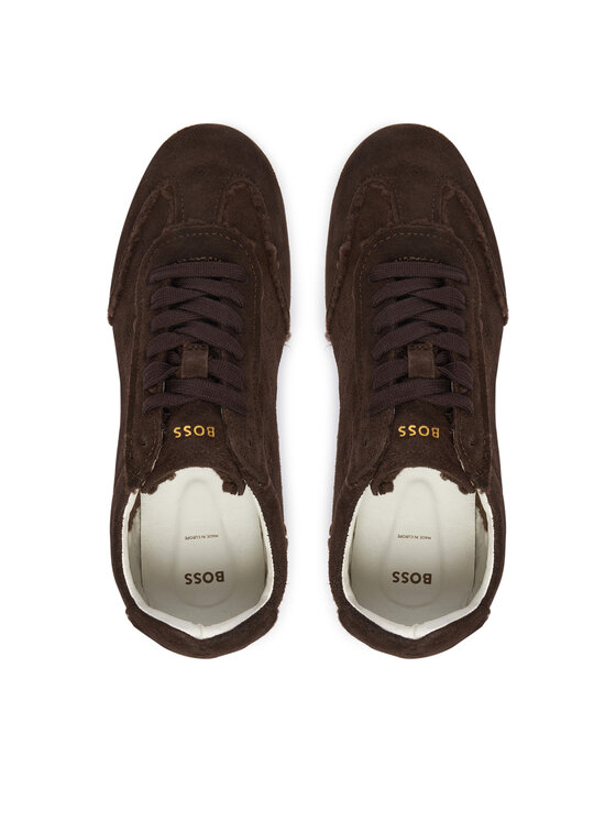BOSS BOSS Sneakersy Solenne 50579059 Brązowy ciemny