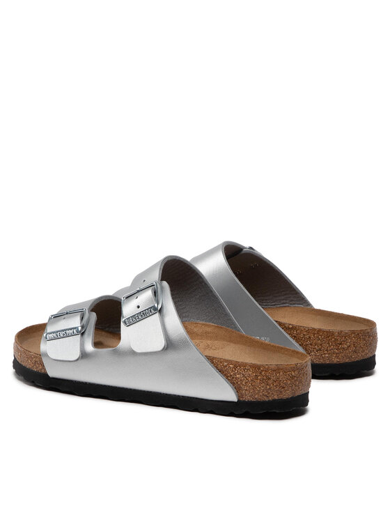Birkenstock Birkenstock Klapki Arizona 1012282 Srebrny