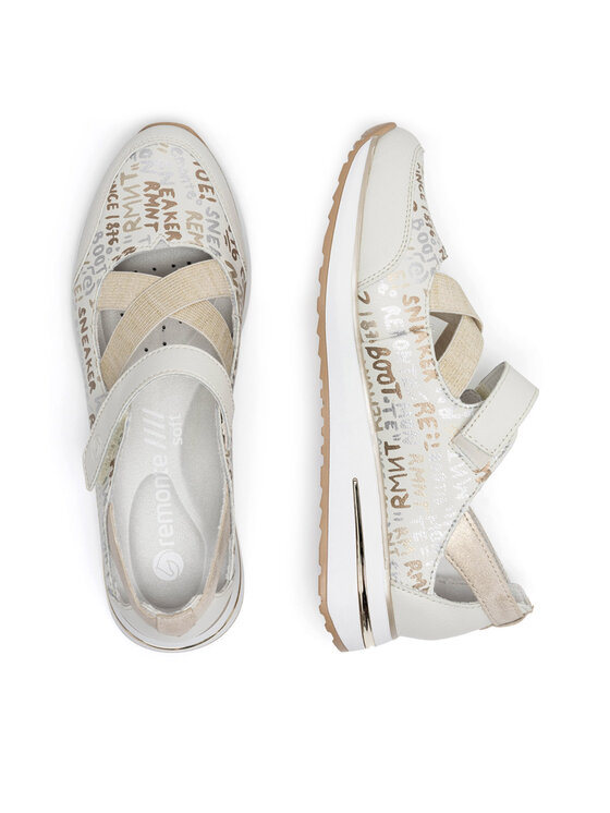 Remonte Remonte Halbschuhe D1G05-80 Weiß