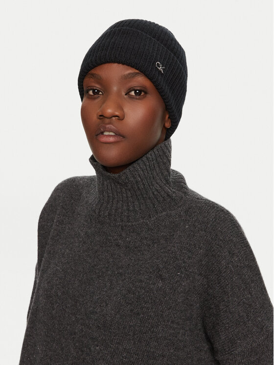 Calvin Klein Calvin Klein Sapka és fejkendő szett K60K612622 Fekete