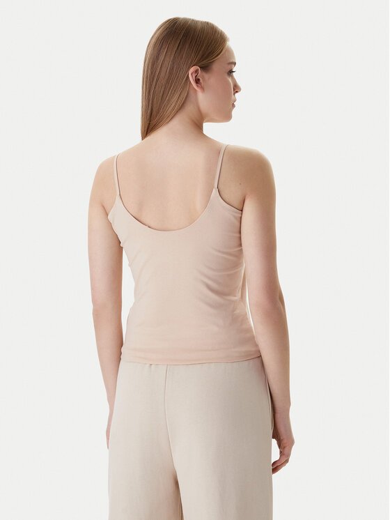 Guess Guess Top V5GP22 J1314 Bež Slim Fit