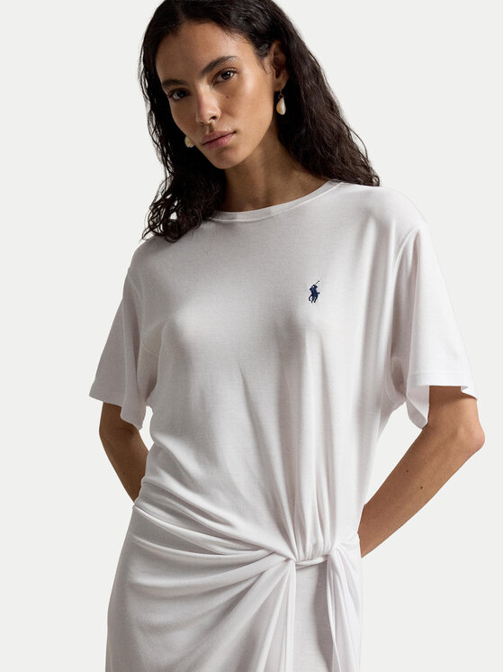 Polo Ralph Lauren Polo Ralph Lauren Φόρεμα καθημερινό 211B18063001 Λευκό Relaxed Fit