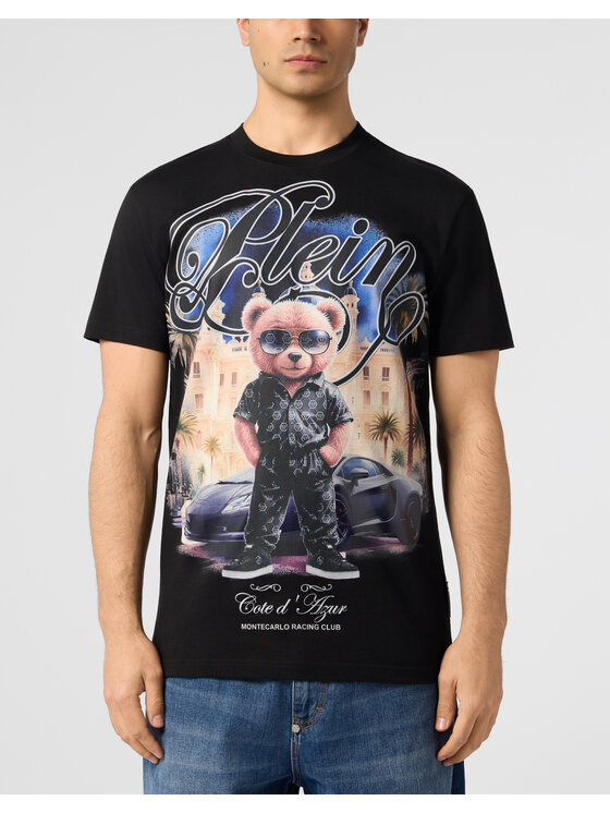 PHILIPP PLEIN PHILIPP PLEIN T-Shirt 29826 Czarny Regular Fit