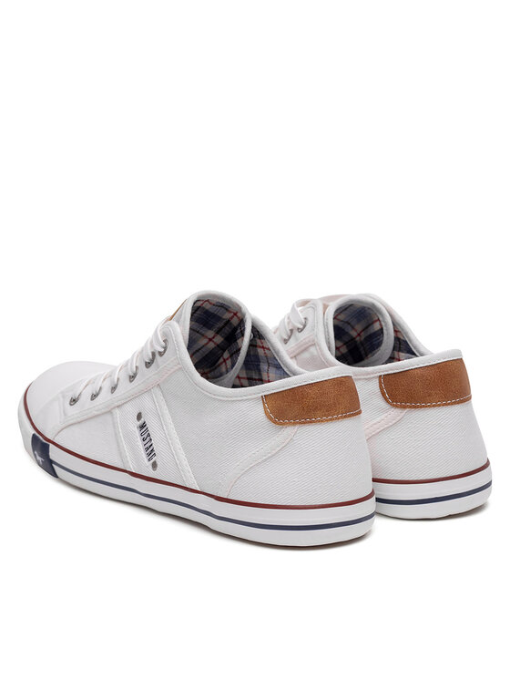 Mustang Mustang Sneakers aus Stoff 4058-310 Weiß
