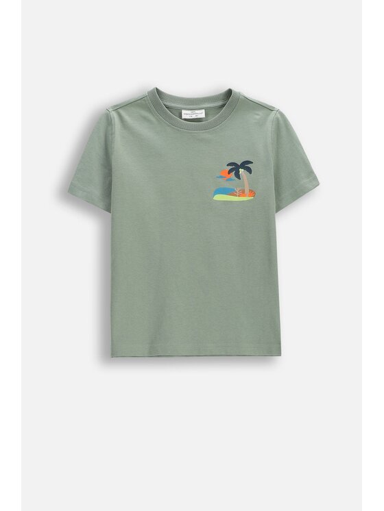 Coccodrillo Coccodrillo T-Shirt WC6143204TBK-011 Zielony Regular Fit