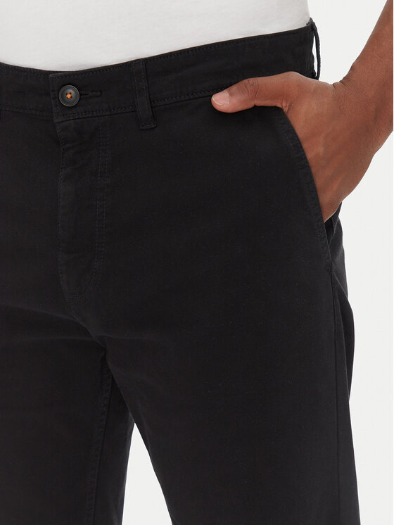 BOSS BOSS Chinosy 50534378 Czarny Regular Fit