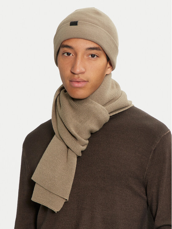 Jack & Jones Jack & Jones Комплект шал и шапка 12163827 Зелен