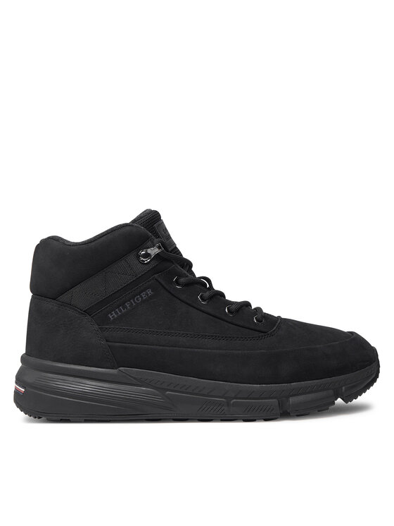 Tommy Hilfiger Tommy Hilfiger Сникърси Warm Nubuck Hybrid B FM0FM05189 Черен