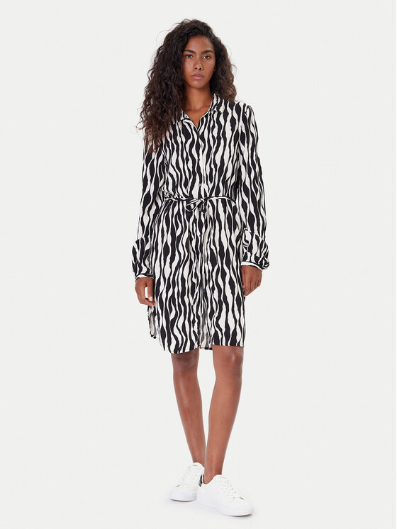 ONLY ONLY Sukienka koszulowa Nova 15241890 Czarny Regular Fit