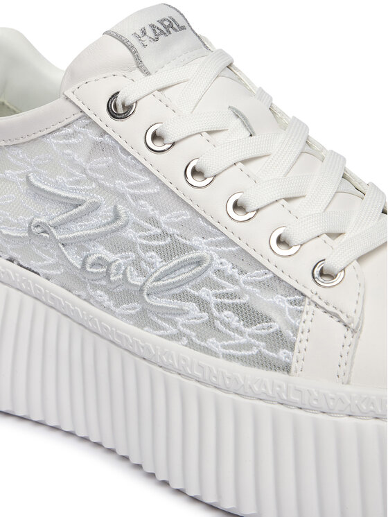 KARL LAGERFELD KARL LAGERFELD Sneakersy Kreeper Lo KL42326 Biały