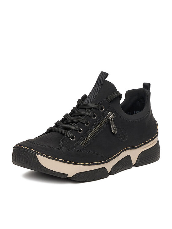 Rieker Rieker Sneakersy 45973-00 Czarny