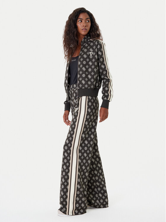 Guess Guess Donji dio trenerke V5YB10 K0282 Zelena Relaxed Fit