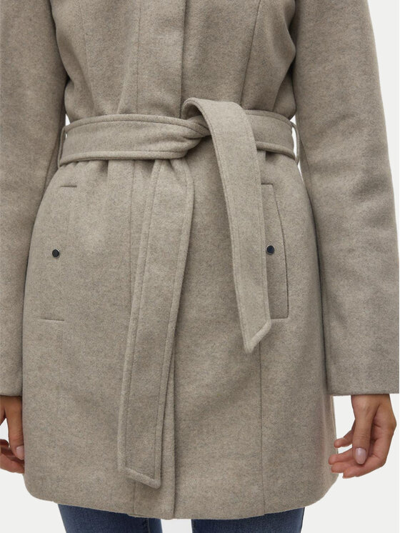 Vero Moda Vero Moda Cappotto di transizione Popliva 10310779 Beige Regular Fit