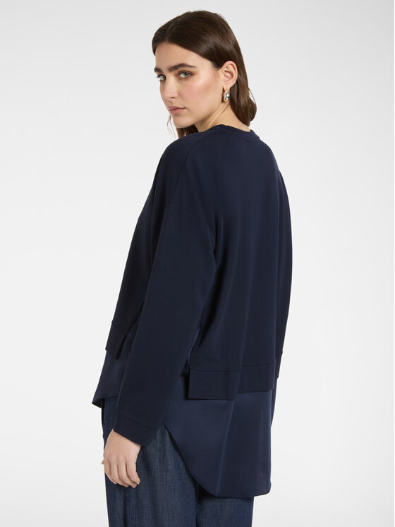 Elena Mirò Elena Mirò Sweter G883Z000537N034 Niebieski Boxy Fit