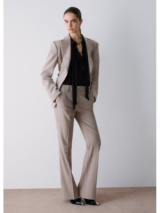 Liu Jo Liu Jo Pantaloni di tessuto CF6283T793AL9594 Beige Regular Fit
