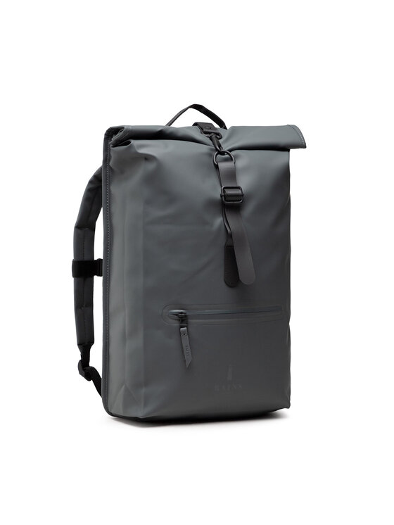 Rains Kuprinė Rolltop Rucksack 1316 Pilka • Modivo.lt