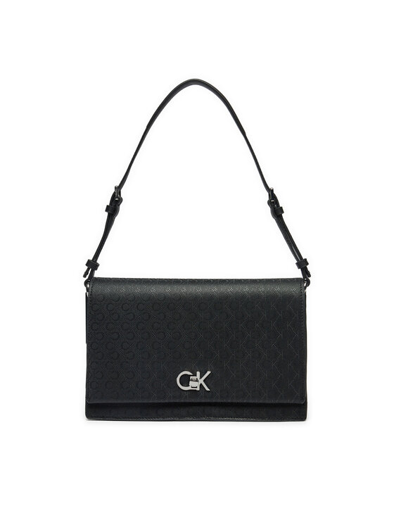 Calvin Klein Ročna Torba Ck Elongated Shoulder Bag_Mono K60K613139 Črna