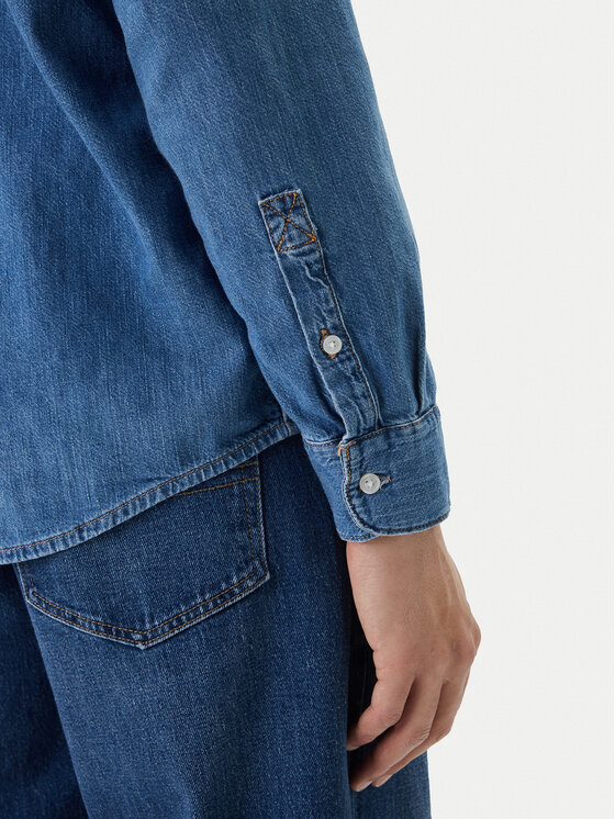 Tommy Jeans Tommy Jeans Τζιν πουκάμισο DM0DM23028 Μπλε Relaxed Fit