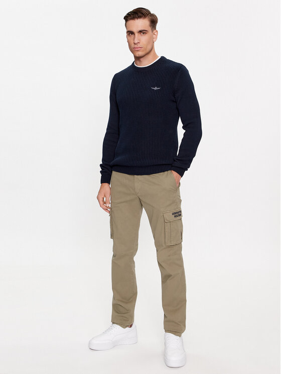 Aeronautica Militare Aeronautica Militare Maglione 232MA1453L409 Blu scuro Regular Fit
