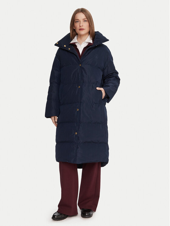 Tommy Hilfiger Tommy Hilfiger Vatovaná bunda WW0WW47279 Tmavomodrá Relaxed Fit