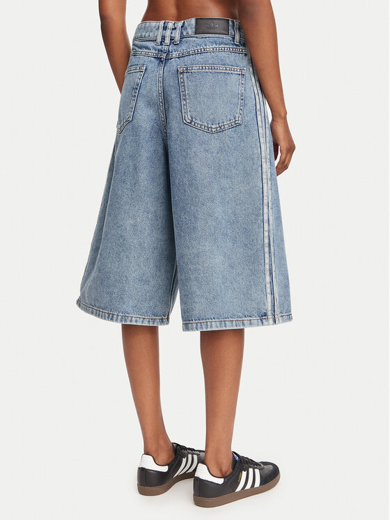 adidas adidas Bermudų šortai KQ6478 Mėlyna Oversize