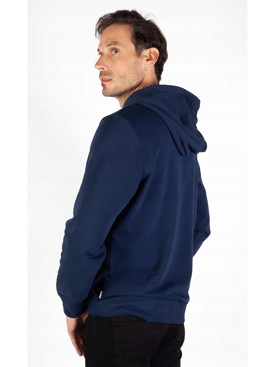 Wrangler Wrangler Bluza Hoodie Niebieski Hoodie Fit
