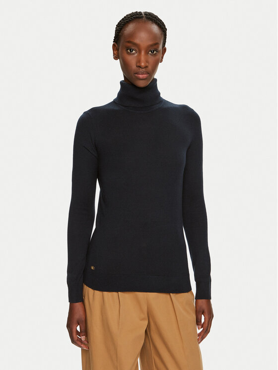 LAUREN RALPH LAUREN Lauren Ralph Lauren Rollkragenpullover 200940470002 Dunkelblau Slim Fit