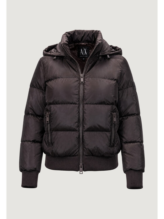 Armani Exchange Armani Exchange Kurtka puchowa DOWN JACKET Brązowy Casual Fit