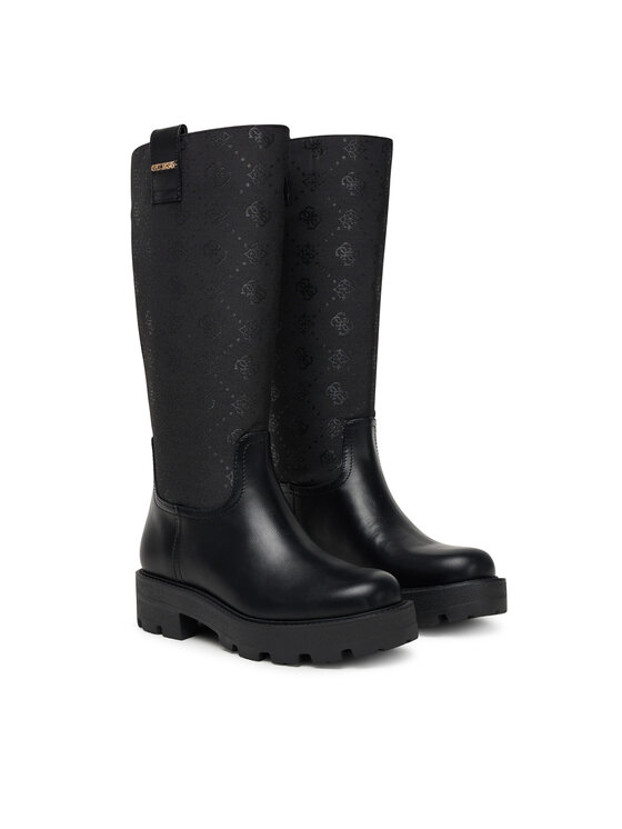 Guess Guess Kozaki FLFYNN FAL11 Czarny