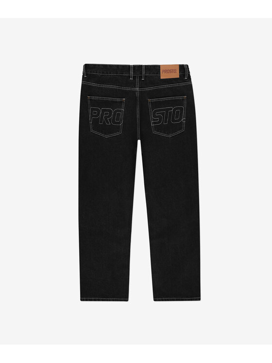 PROSTO. PROSTO. Jeansy Baggy Slav Czarny Baggy Fit