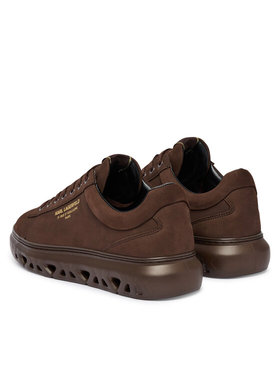 KARL LAGERFELD KARL LAGERFELD Laisvalaikio batai Kapri Kite KL54527 Tamsiai ruda