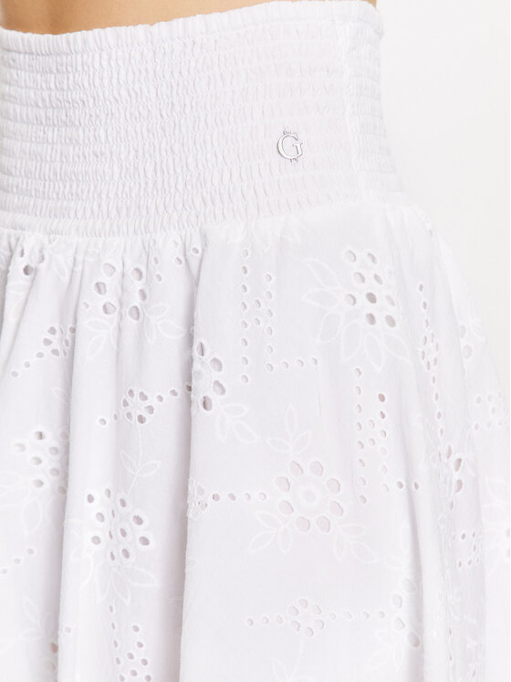 Guess Guess mini svārki Peggy W3GD0I WFG40 Balts Regular Fit