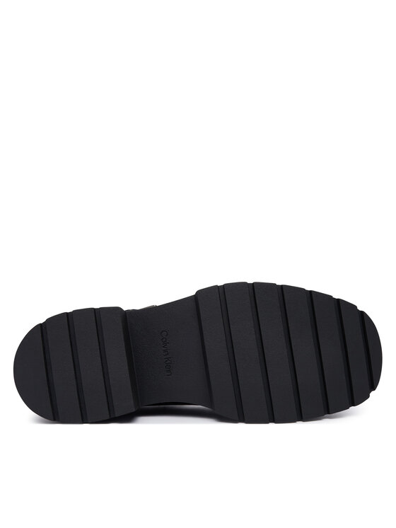 Calvin Klein Calvin Klein Loafers Chunky Loafer Tbar Pol Lth HW0HW03046 Μαύρο