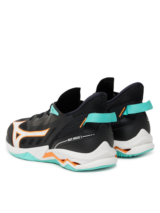 Mizuno Mizuno Batai uždaroms aikštelėms Wave Phantom 4 X1GA2350 Juoda