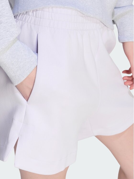 adidas adidas Szorty materiałowe 151625 Fioletowy Loose Fit